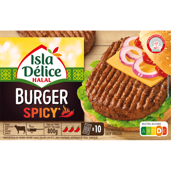 10 Burger Spicy 800g