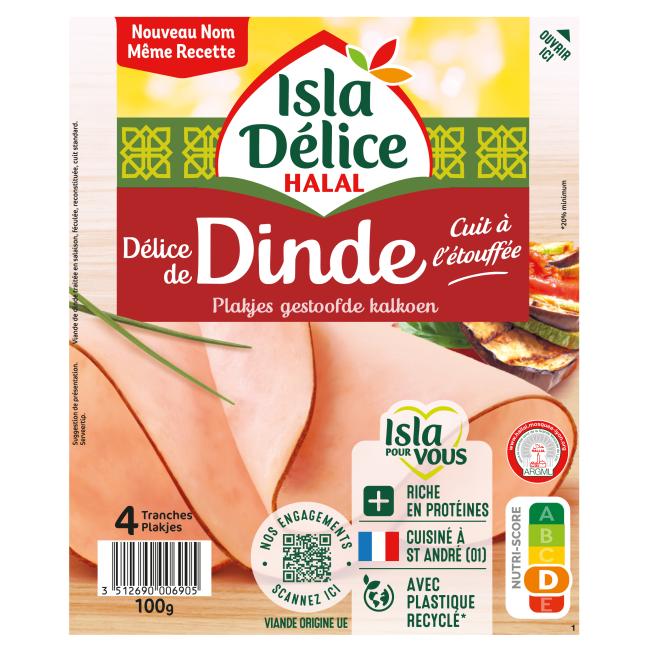 Délice de dinde cuit à l'etouffée 4 tranches