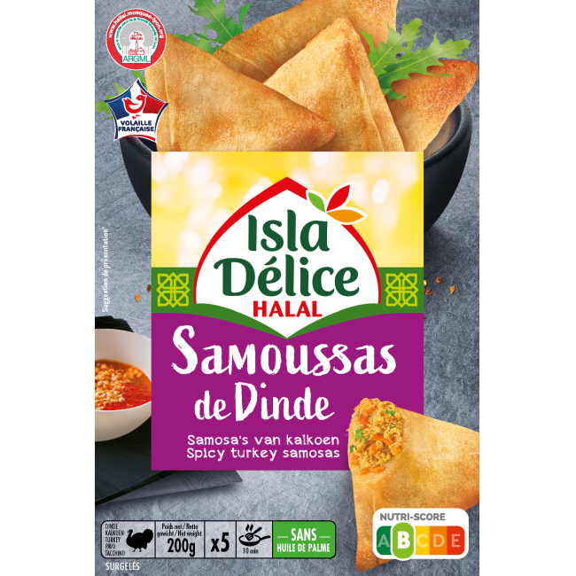 5 Samoussas de dinde 200g
