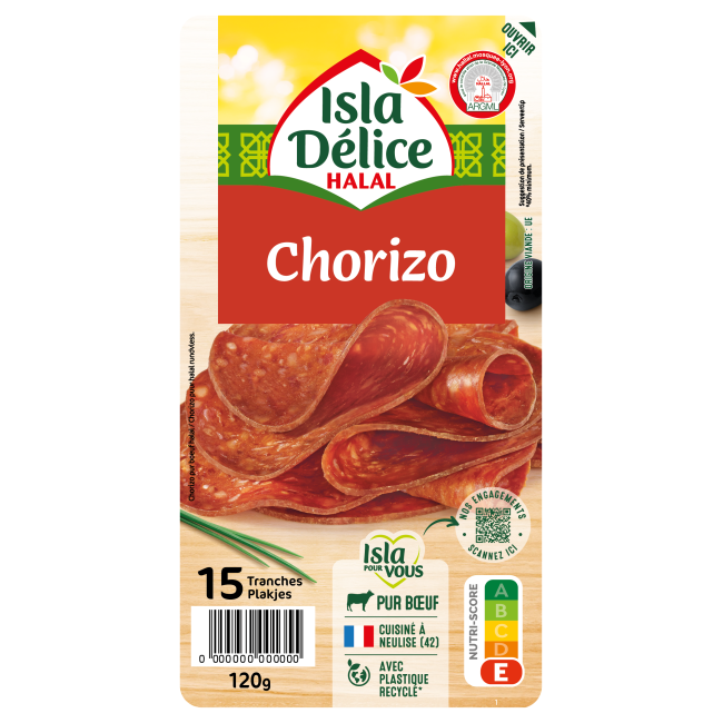 Chorizo pur bœuf 15 tranches