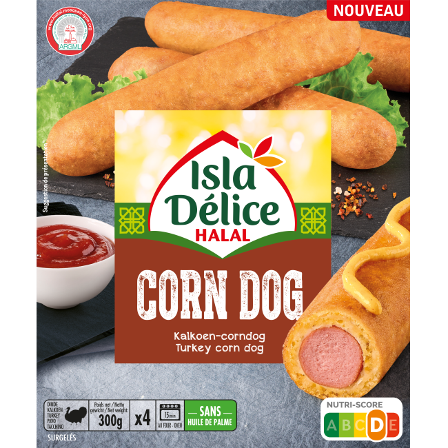 Corn dog de dinde