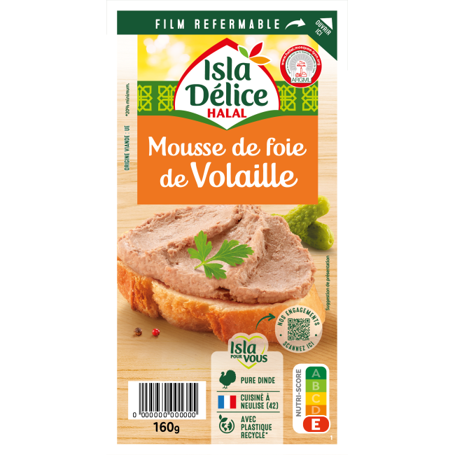 Mousse de foie de volaille 160g