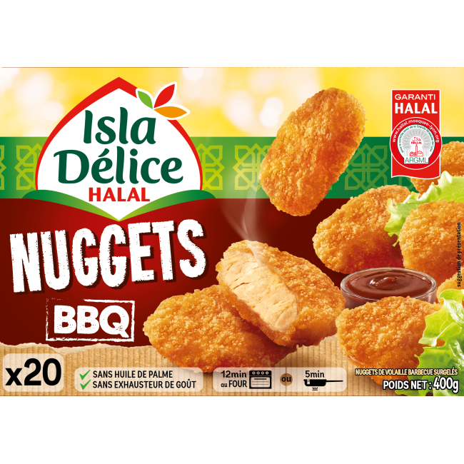 Nuggets de dinde sauce BBQ 400g