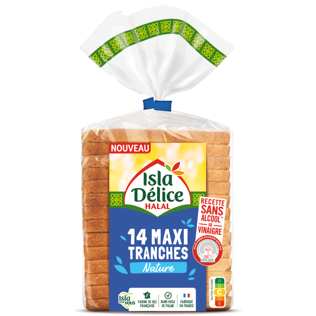 Pain de mie grandes tranches 550g