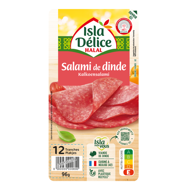 Salami de dinde 12 tranches