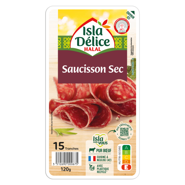 Saucisson sec 15 tranches