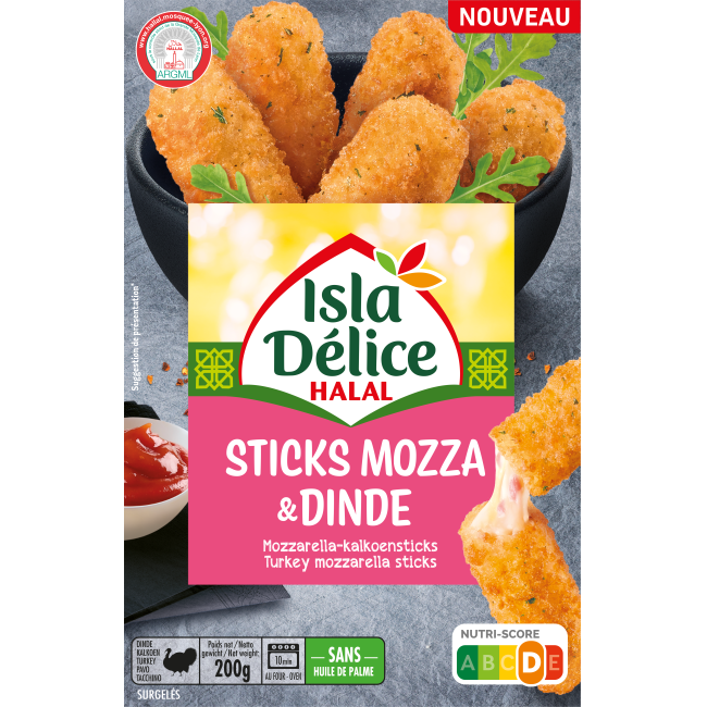Stick mozzarella et dinde