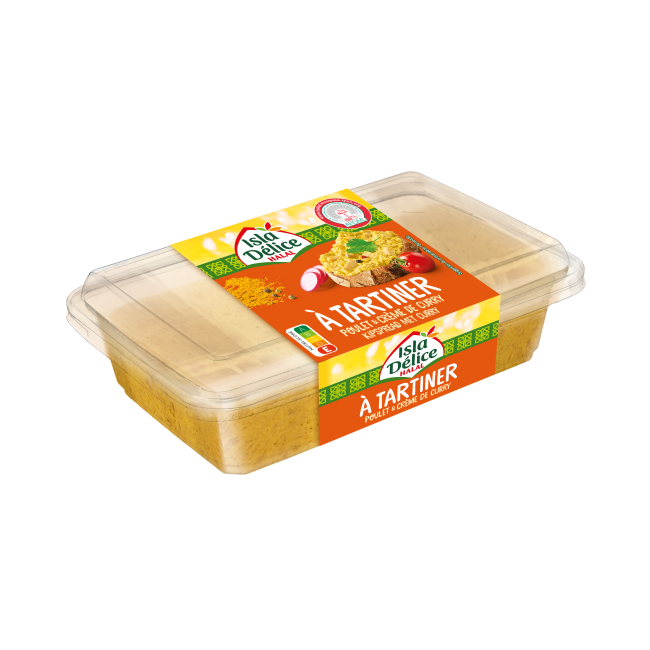 Tartinables de Poulet et Crème de Curry