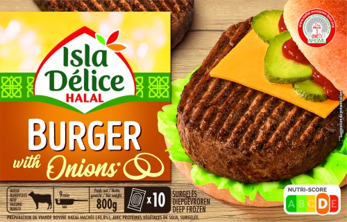 10 Burgers à l'oignon 800g