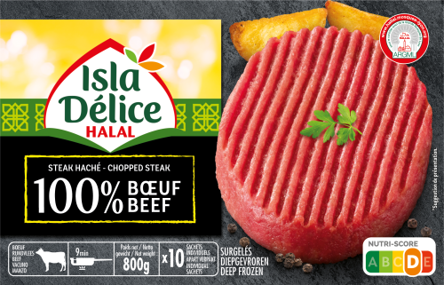 10 Steaks Hachés 100% bœuf 800g