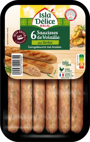 Saucisses de volaille aux herbes