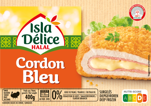 4 Cordons Bleus de dinde 400g