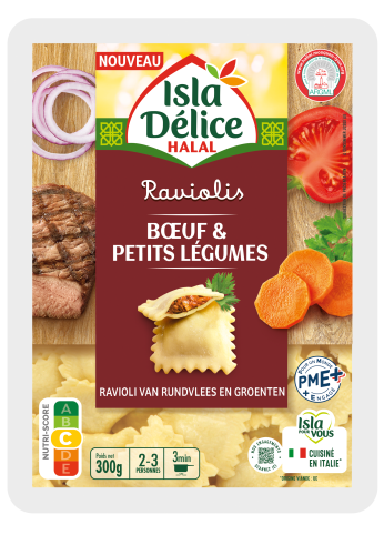 Raviolis au bœuf et petits légumes 300gr
