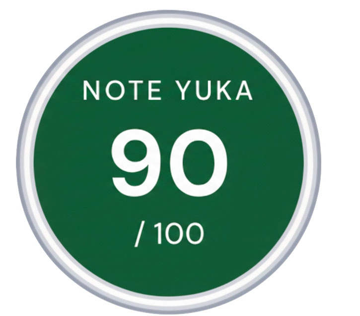 Note Yuka 90 sur 100