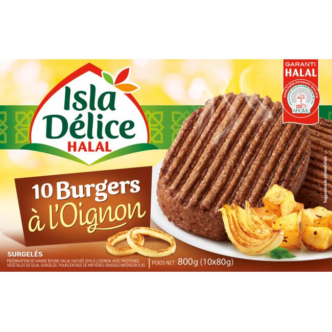 recette 10 Burgers à l'oignon