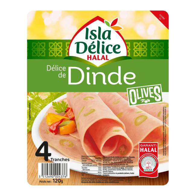 Délice de dinde aux olives 4 tranches
