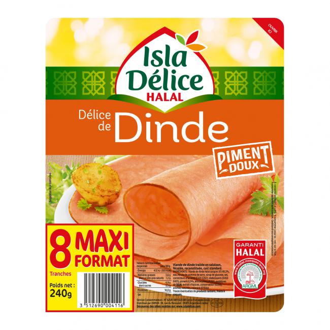 recette Délice de dinde piment doux 8 tranches