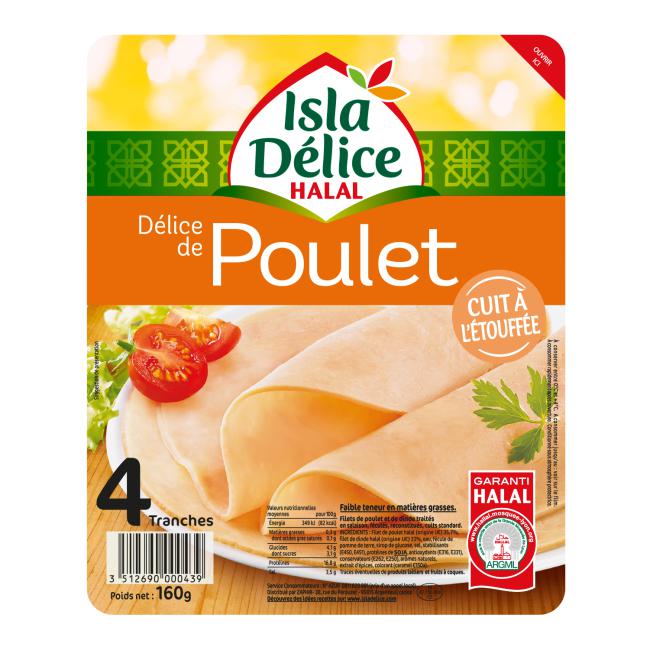 recette Délice met gerookt kalkoenvlees 4 plakjes