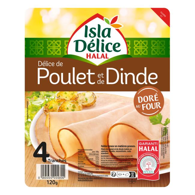 recette Délice de poulet doré au four 4 tranches