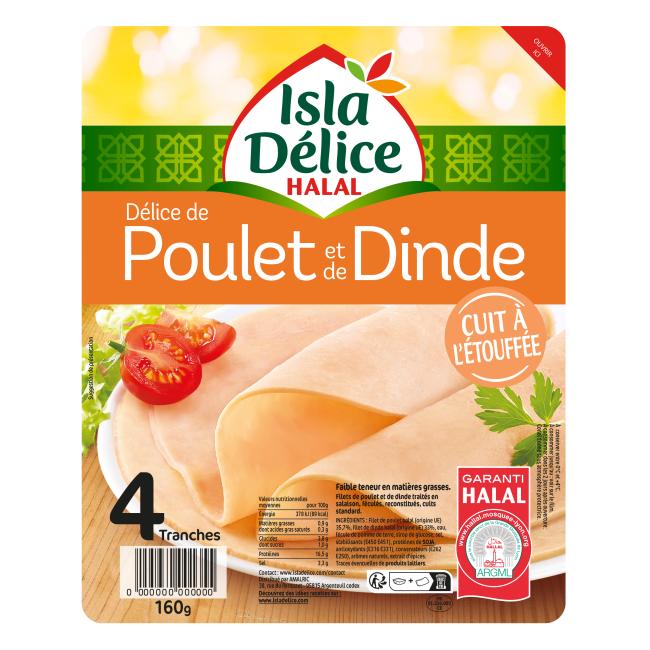 recette Délice de poulet 4 tranches