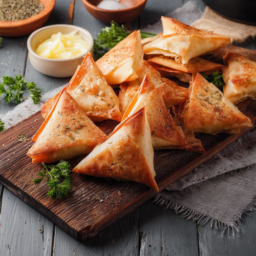 recette Bricks à la viande hachée et pommes de terre