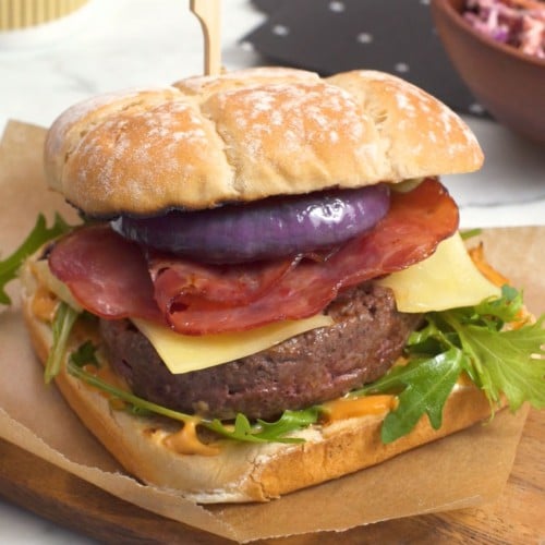 recette Burger Smokehouse et son Coleslaw