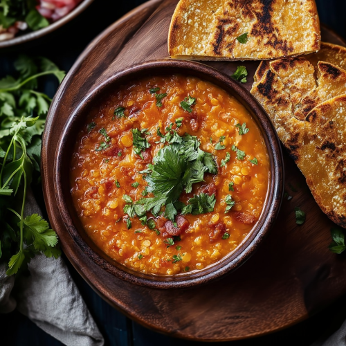 recette Lentilles à la marocaine et au lardon halal