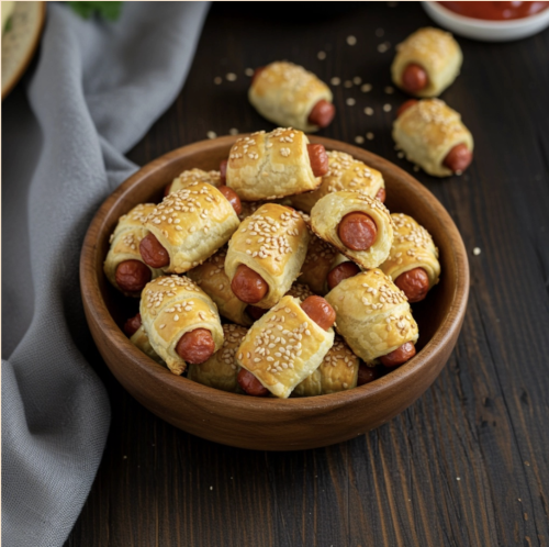 Recette de feuilletés aux saucisses halal