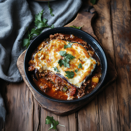 Recette de moussaka au Thermomix