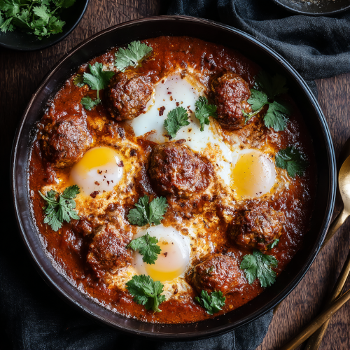 recette Tajine de keftas aux oeufs