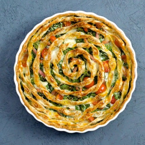 recette Tarte torsadée